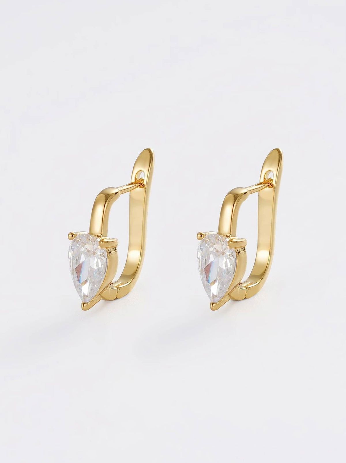 Image of Earrings. Product name - Zafino Lulu Earring in Gold colour by brand - Zafino