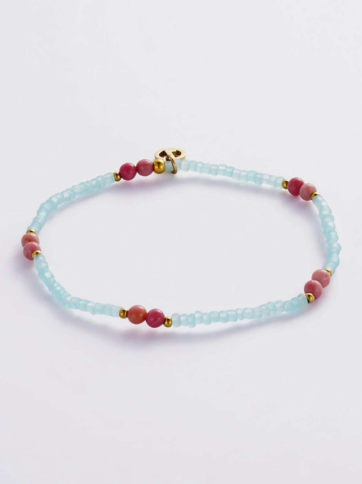 Image of Bracelets. Product name - Zafino Robyn Bracelet in Teal/Blush colour by brand - Zafino