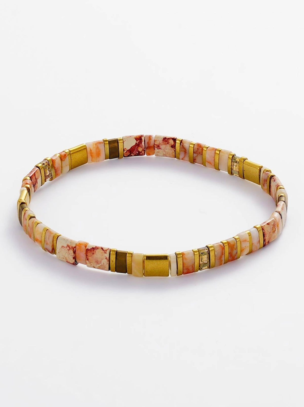 Image of Bracelets. Product name - Zafino Tile Bracelet in Rose colour by brand - Zafino