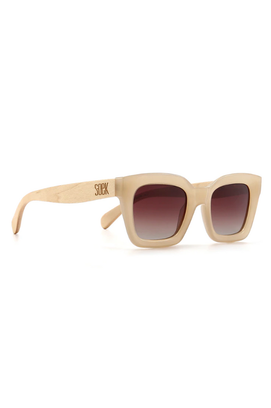 Image of Sunglasses. Product name - Zahra Nude Sunglasses in Sunglasses colour by brand - Kabana