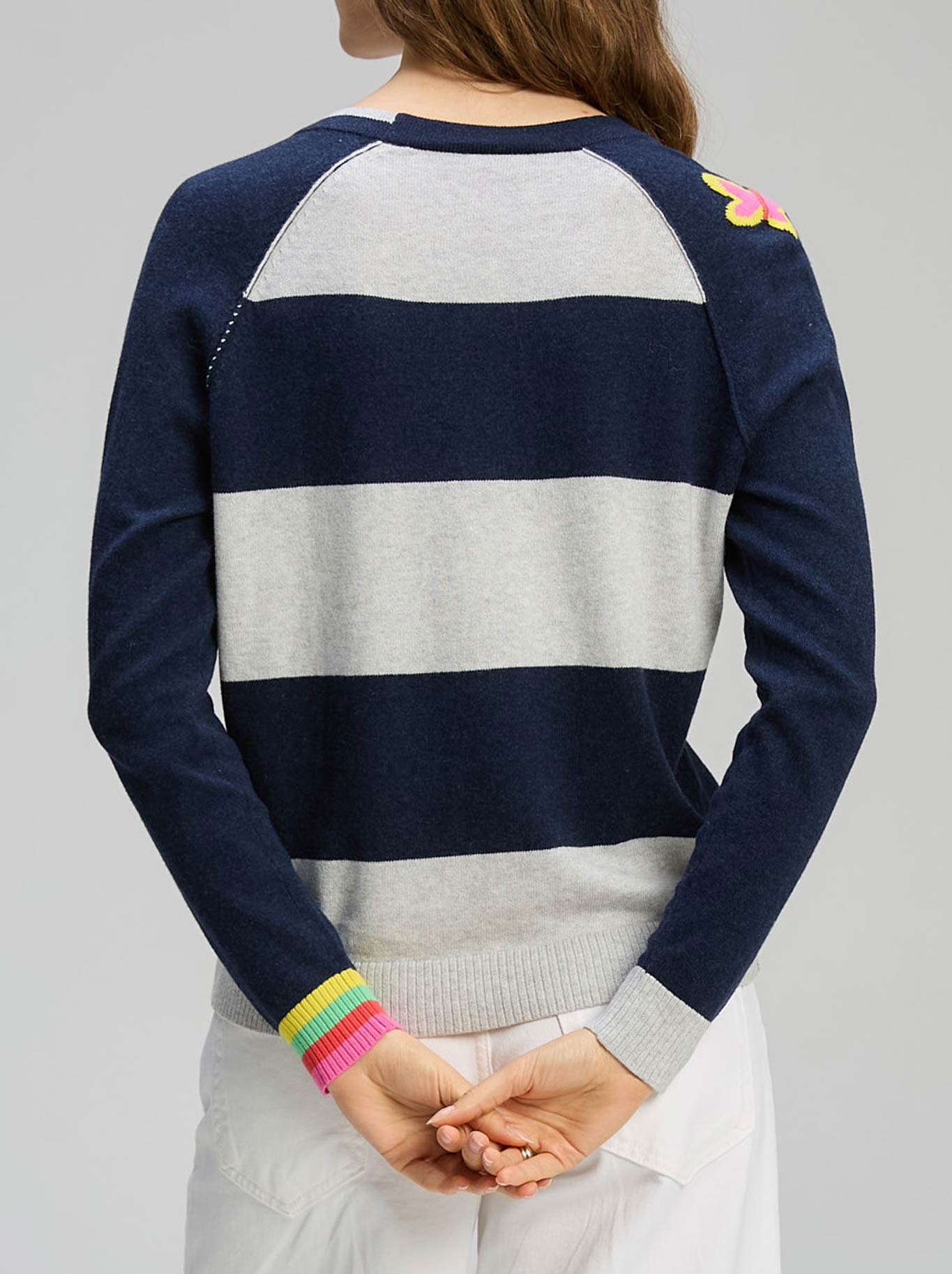 Zaket & Plover Good Energy Cardi (Dark Denim)