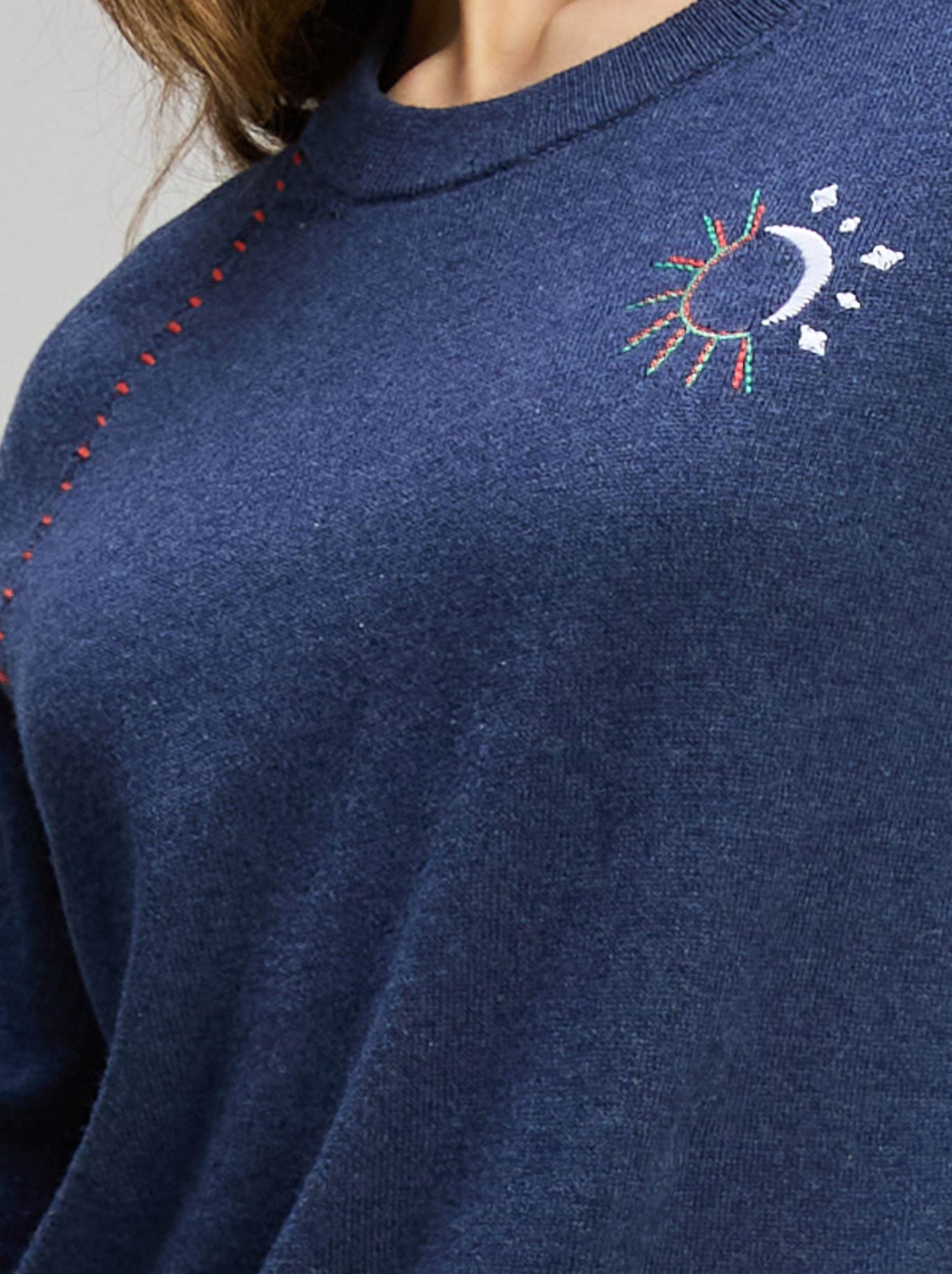 Zaket & Plover Solar Lunar Knit (Denim)