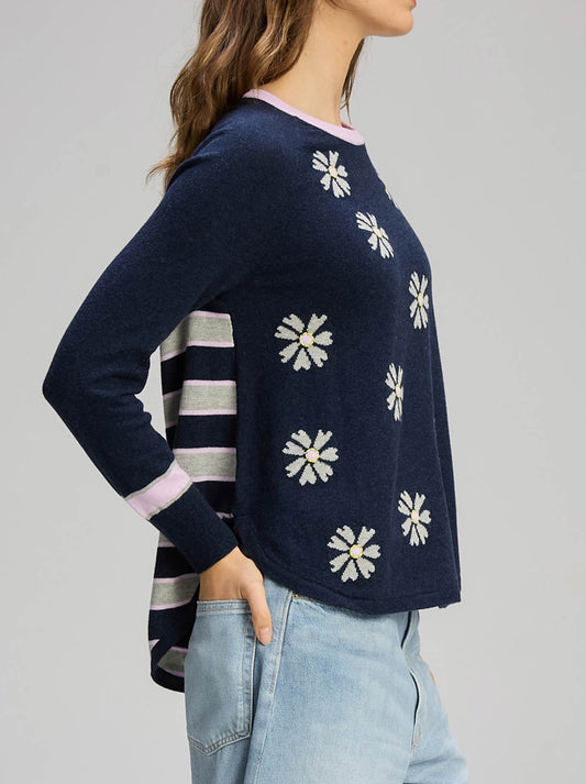 ZAKET & PLOVER DAISY CHAIN KNIT (Denim)