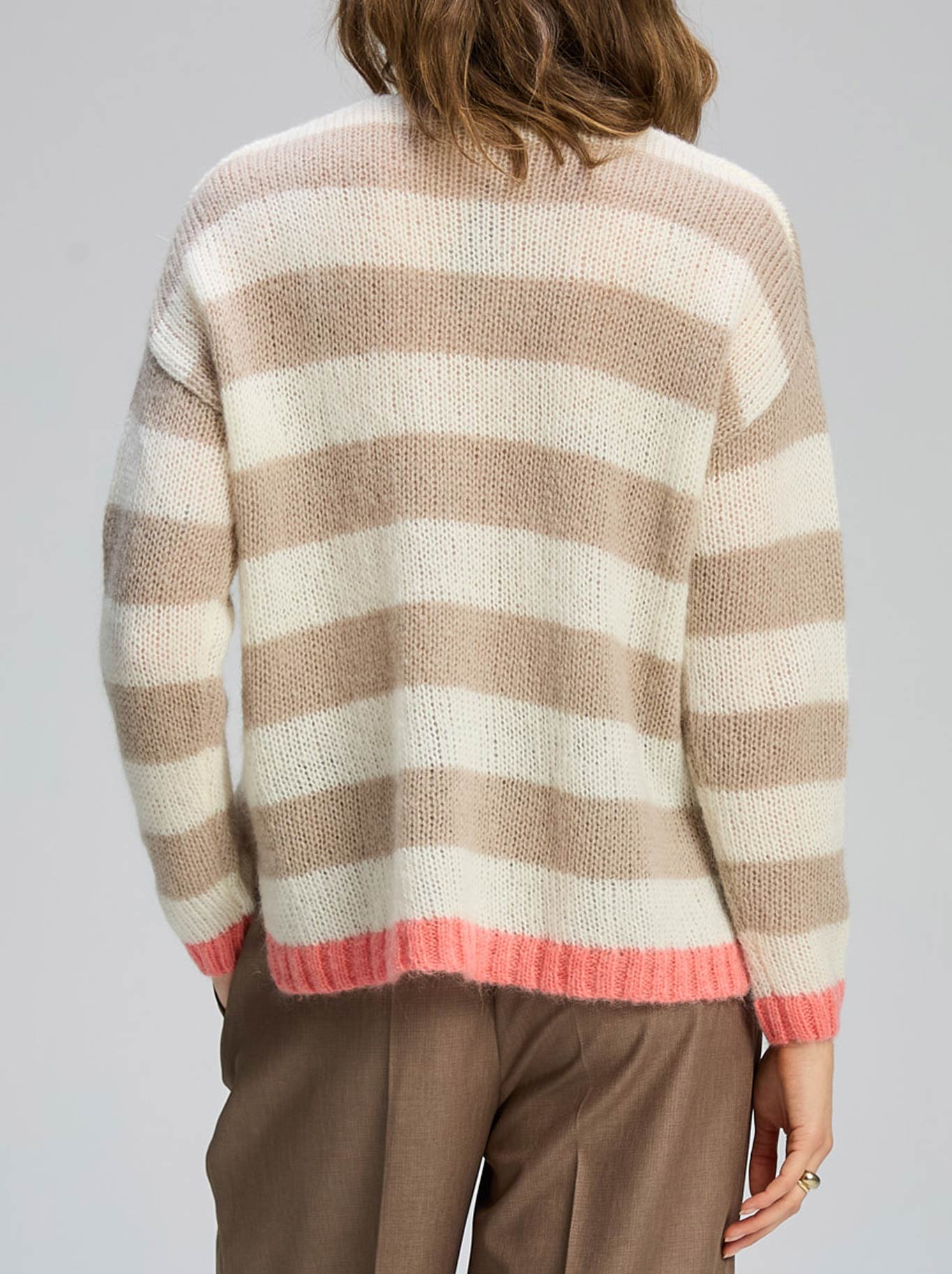 ZAKET & PLOVER COZY KID STRIPE V (Clay)