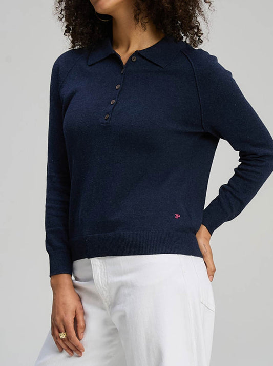 ZAKET & PLOVER ESSENTIAL HENLEY (Dark Denim)