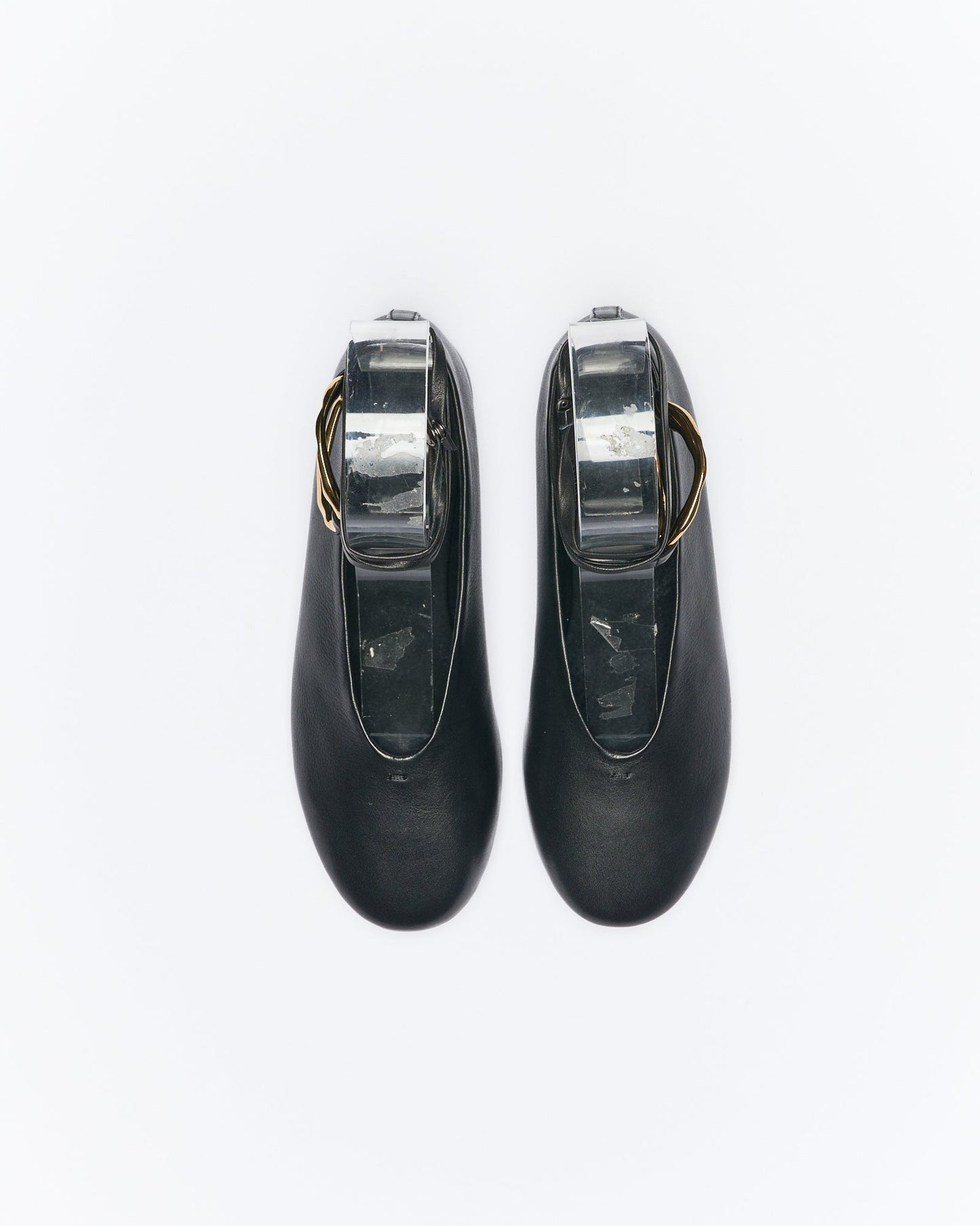 Walnut Melbourne Zinnia Leather Ballet (Black)