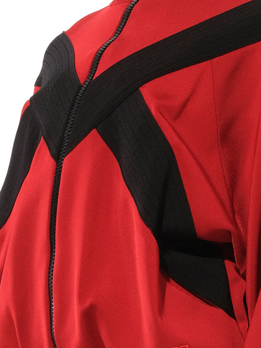 GIVENCHY Zip Tri Turtleneck Sweater (Red)