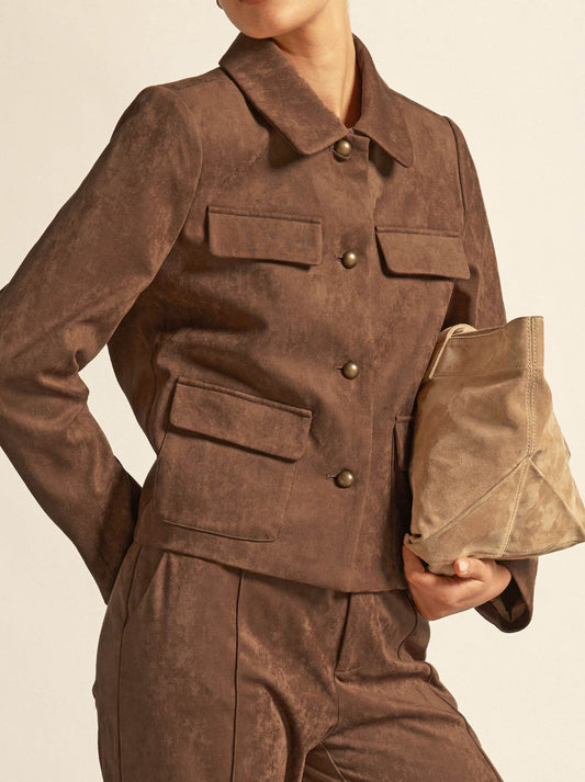 Image of Coats & Jackets. Productname: Zoe Kratzmann Abound Jacket in Mocha Mousse colour by brand - Zoe Kratzmann