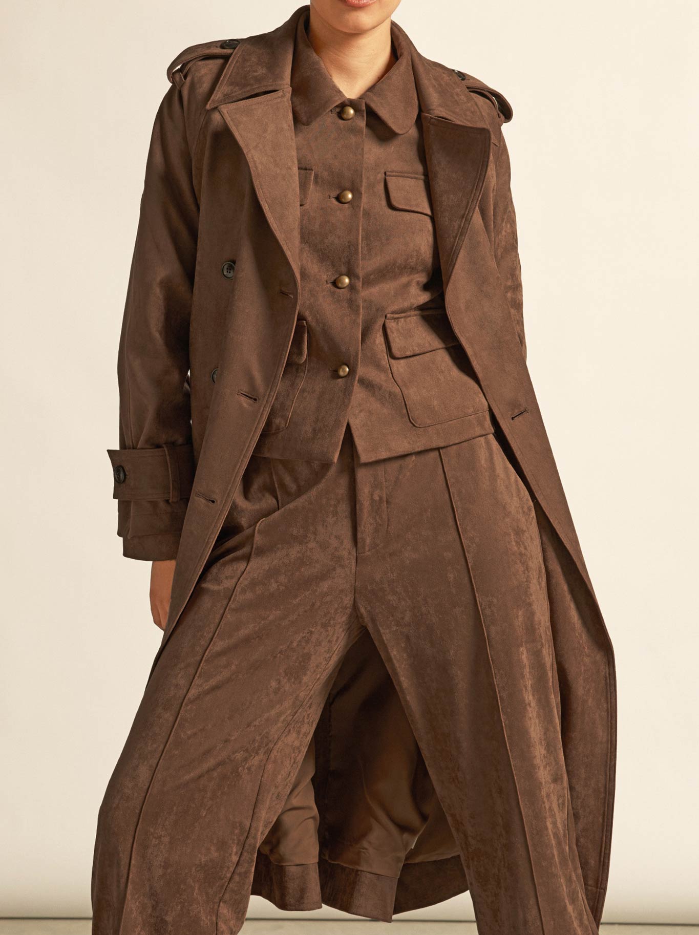 Image of Coats & Jackets. Product name - Zoe Kratzmann Alpine Coat in Mocha Mousse colour by brand - Zoe Kratzmann