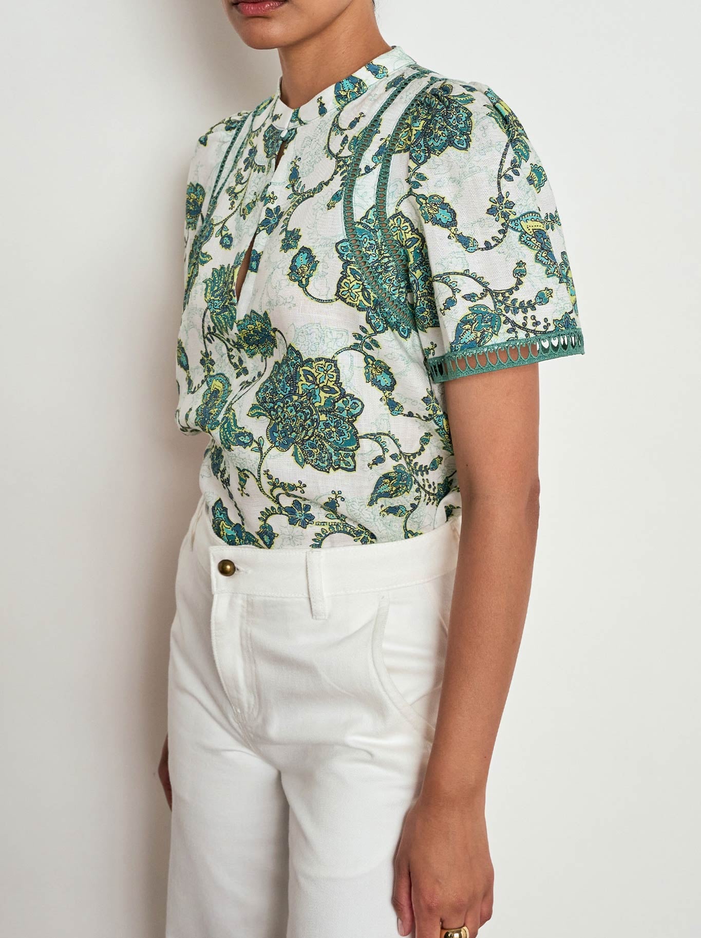 ZOE KRATZMANN CHARM TOP (Garden Paisley)