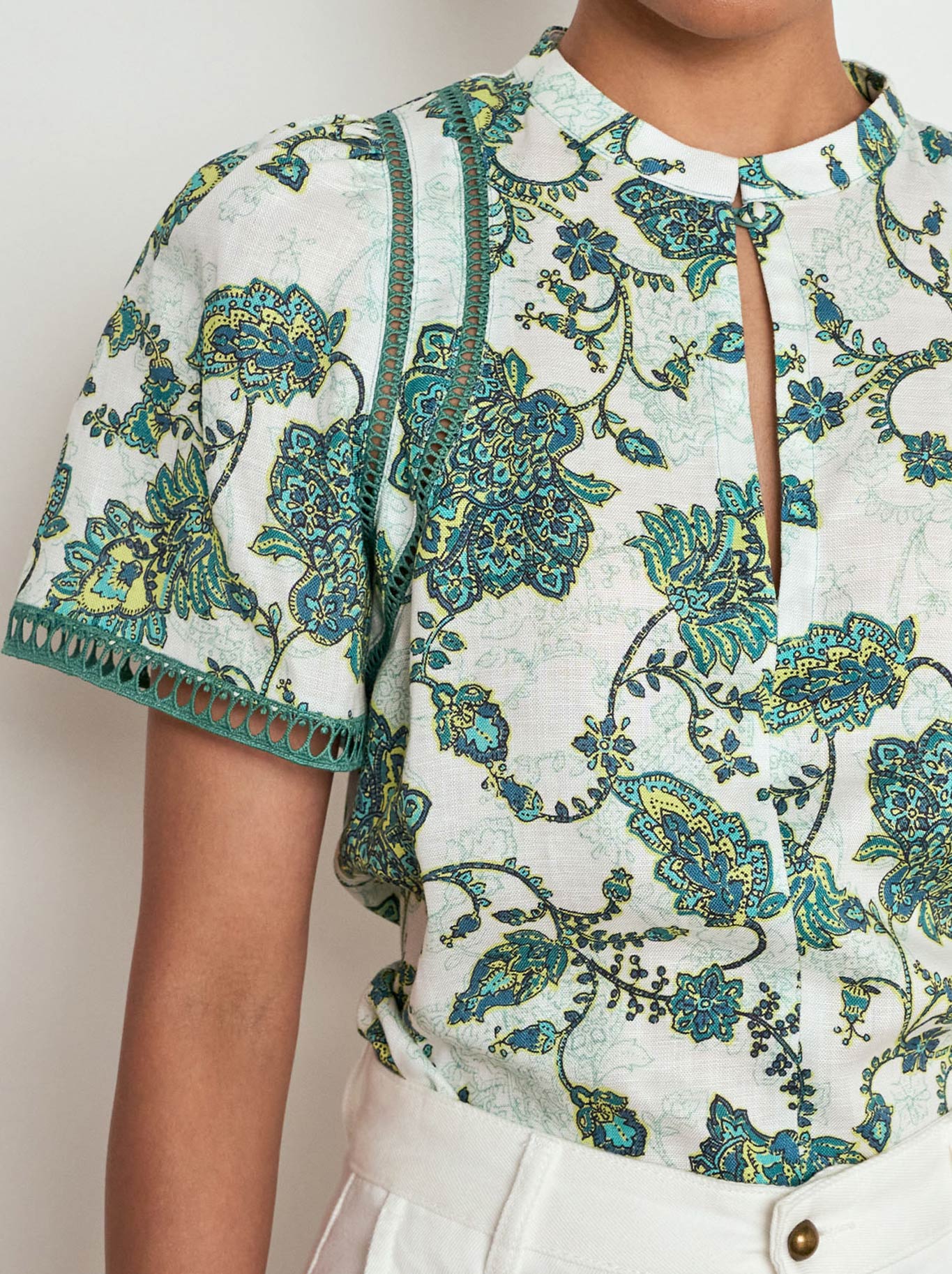 ZOE KRATZMANN CHARM TOP (Garden Paisley)