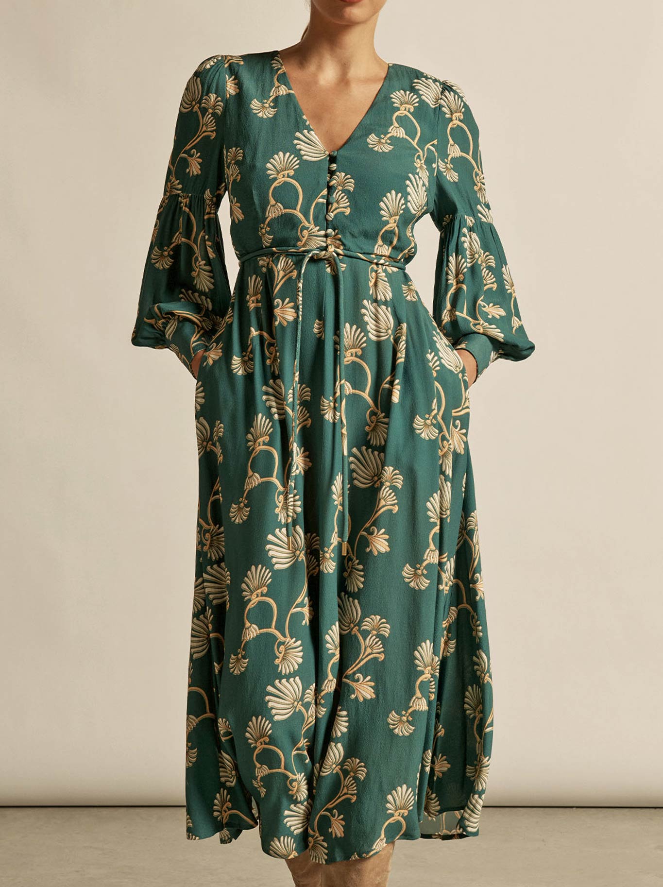 Image of Dresses. Productname: Zoe Kratzmann Drift Dress in Grove Nouveau colour by brand - Zoe Kratzmann