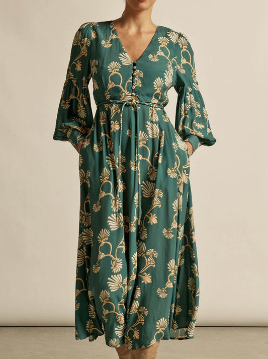 Image of Dresses. Productname: Zoe Kratzmann Drift Dress in Grove Nouveau colour by brand - Zoe Kratzmann