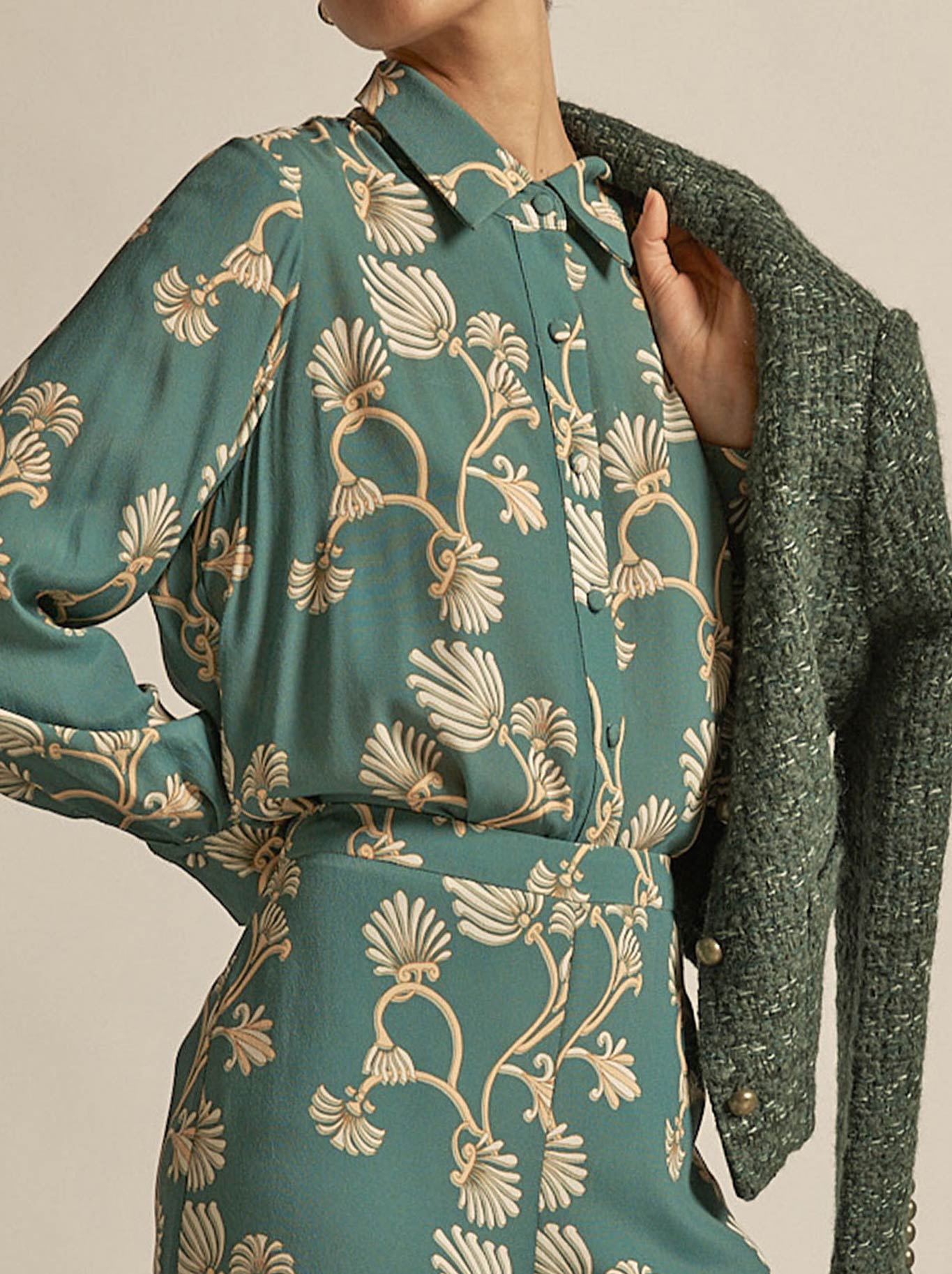 Image of Dresses. Productname: Zoe Kratzmann Ember Top in Grove Nouveau colour by brand - Zoe Kratzmann