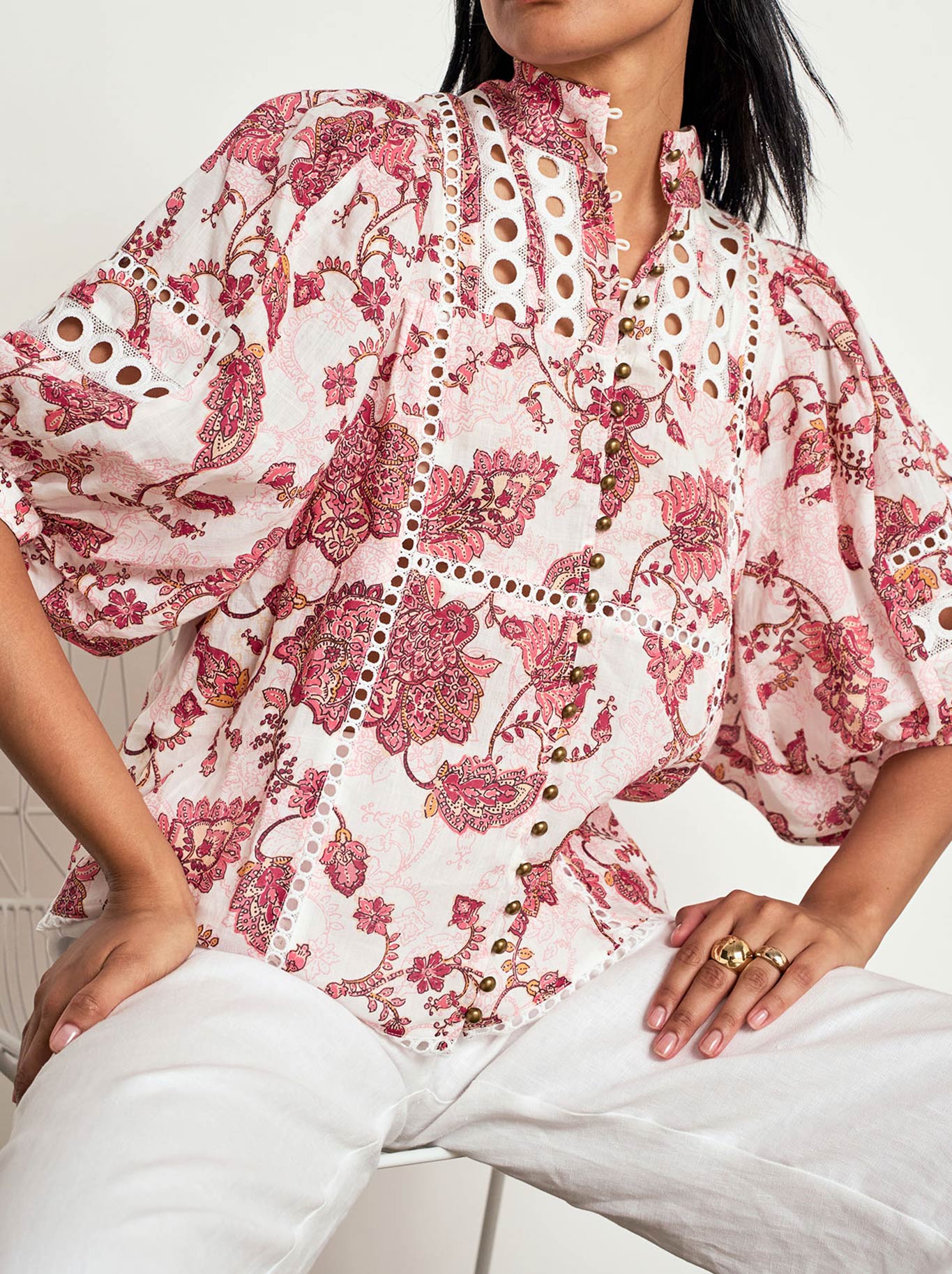 ZOE KRATZMANN EXTEND TOP (Rose Paisley)