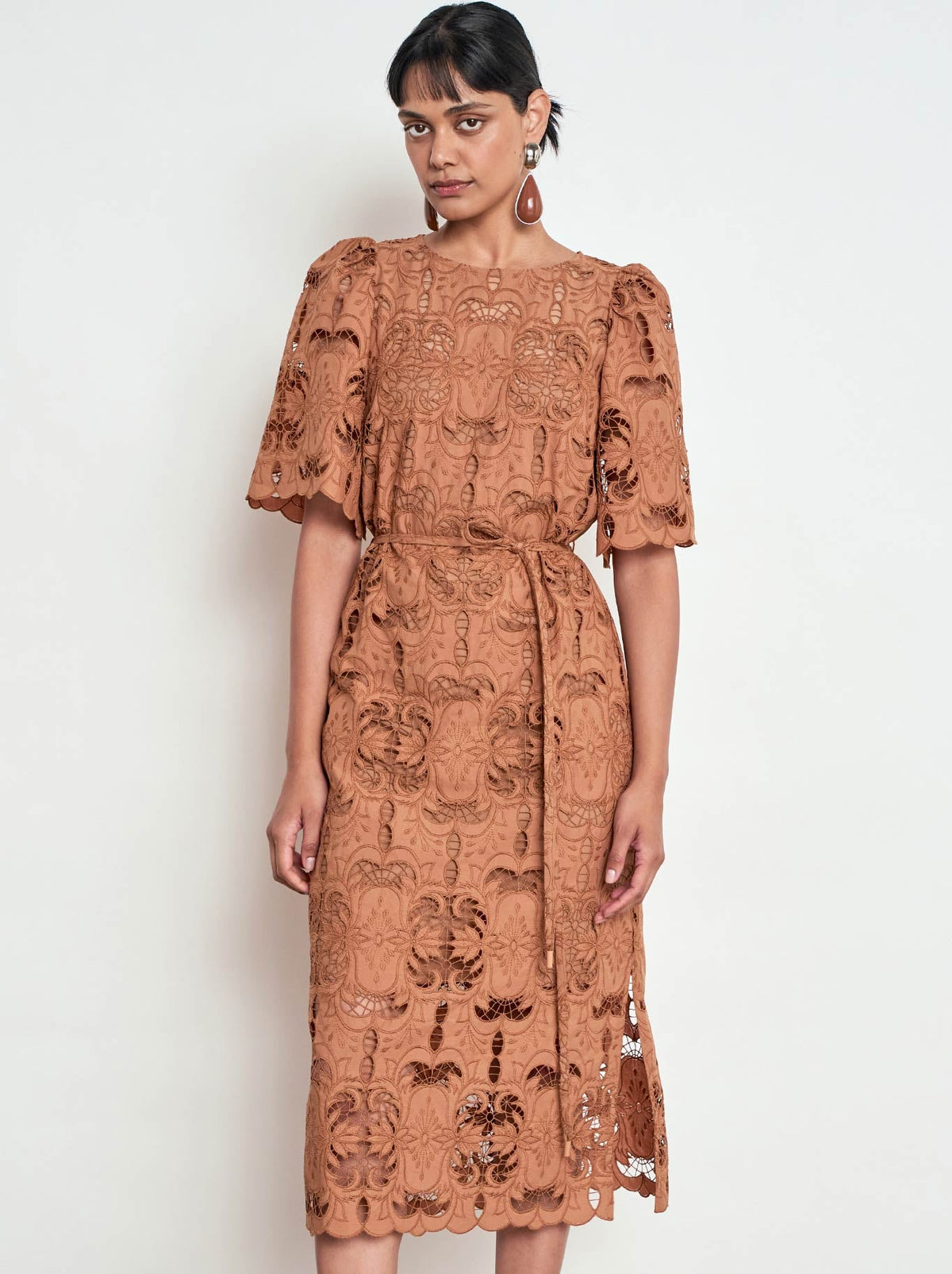 Image of Dresses. Product name - ZOE KRATZMANN GUIDE DRESS in Truffle colour by brand - Zoe Kratzmann