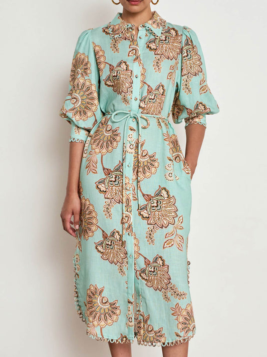 Image of Dresses. Product name - Zoe Kratzmann Heir Dress in Mint Kagari colour by brand - Zoe Kratzmann