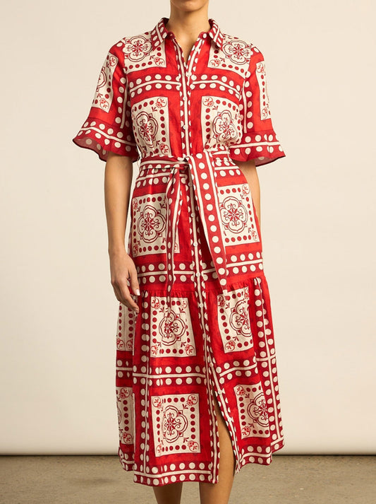 Image of Dresses. Productname: ZOE KRATZMANN OASIS DRESS in Poppy Scarf colour by brand - Zoe Kratzmann