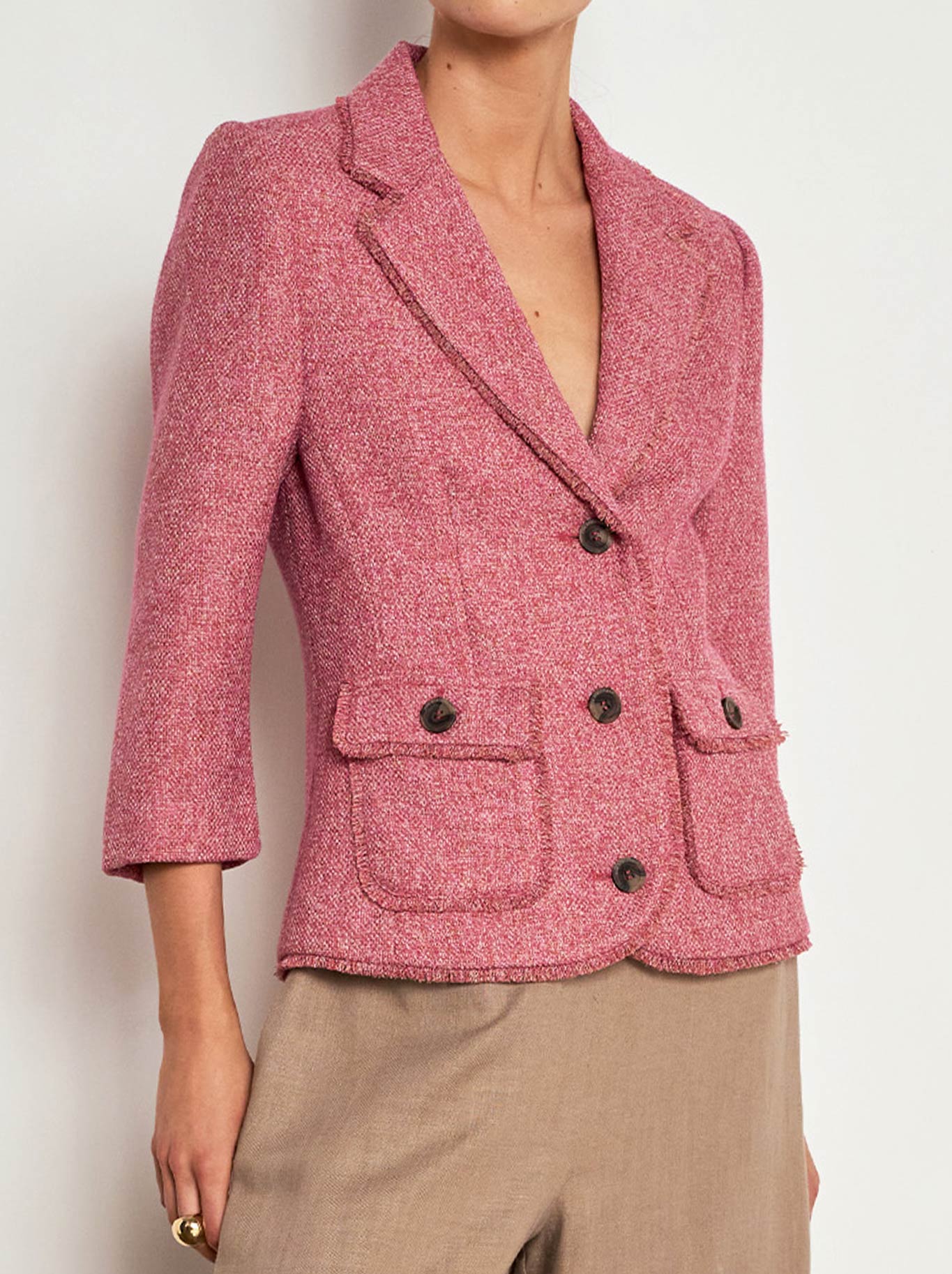 Image of Coats & Jackets. Product name - ZOE KRATZMANN PROSPECT JACKET in Strawberry colour by brand - Zoe Kratzmann