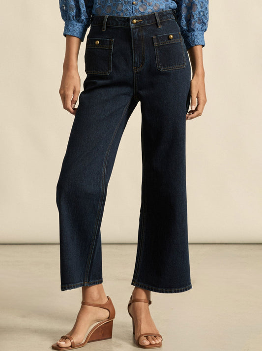 Image of Jeans. Productname: ZOE KRATZMANN SERENE JEAN in Dark Denim colour by brand - Zoe Kratzmann