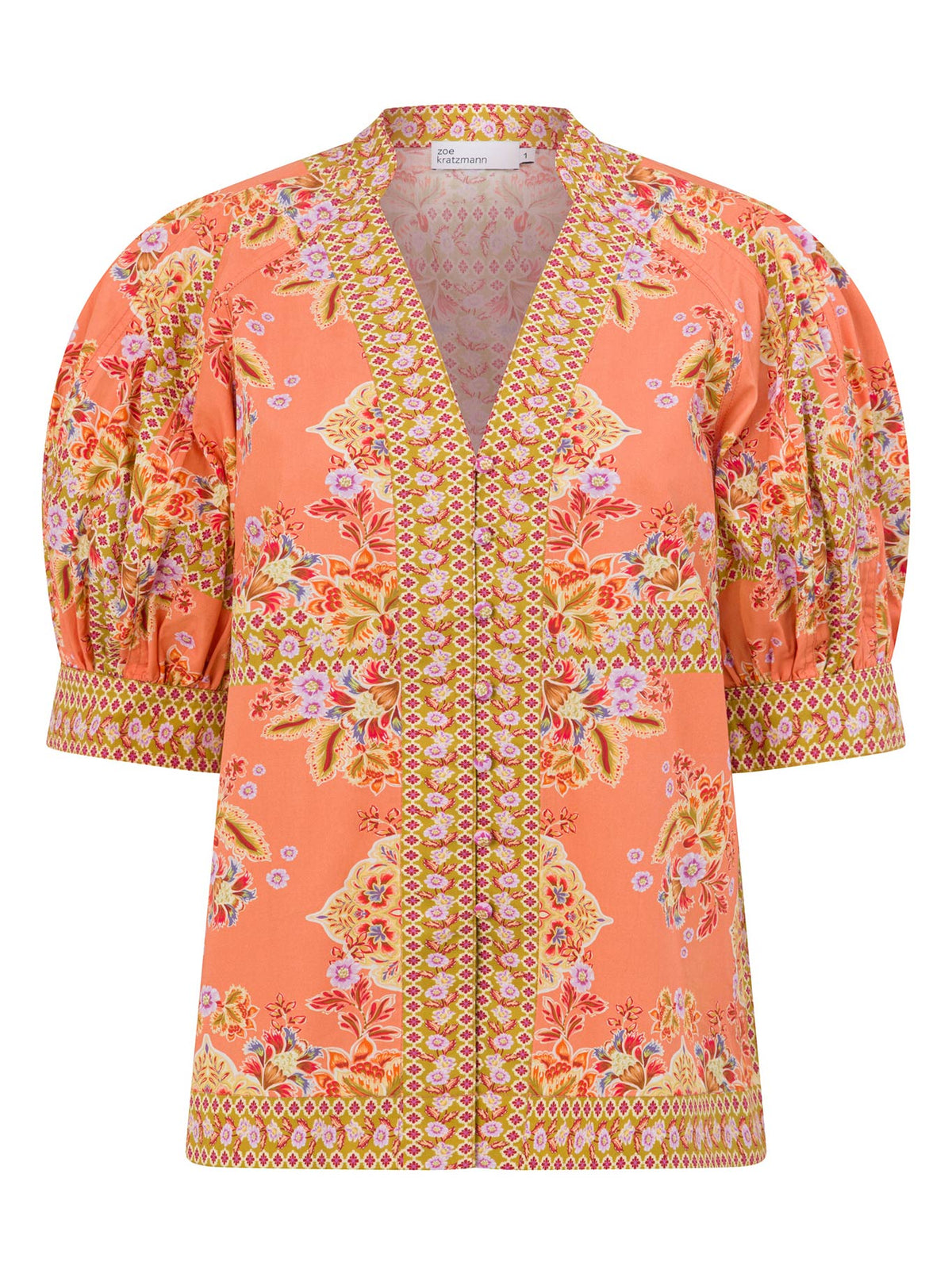 ZOE KRATZMANN SIENNE TOP (Marigold Prt)