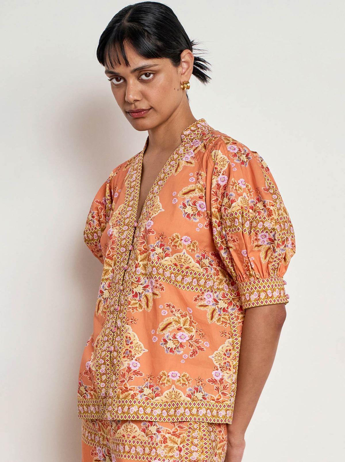 ZOE KRATZMANN SIENNE TOP (Marigold Prt)