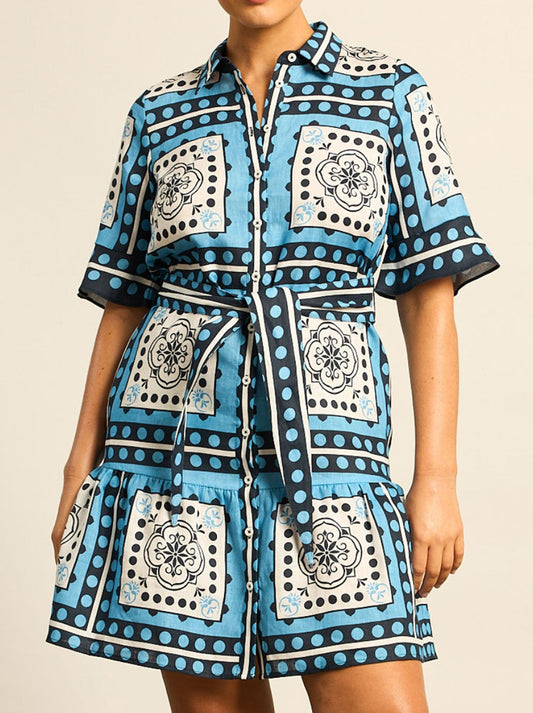 Image of Dresses. Productname: ZOE KRATZMANN SUBMERGE DRESS in Bay colour by brand - Zoe Kratzmann