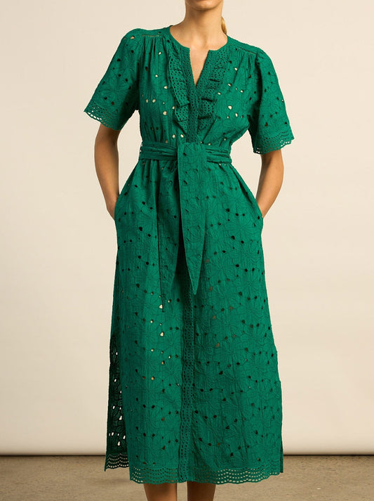 Image of Dresses. Productname: ZOE KRATZMANN VOYAGE DRESS in Emerald colour by brand - Zoe Kratzmann