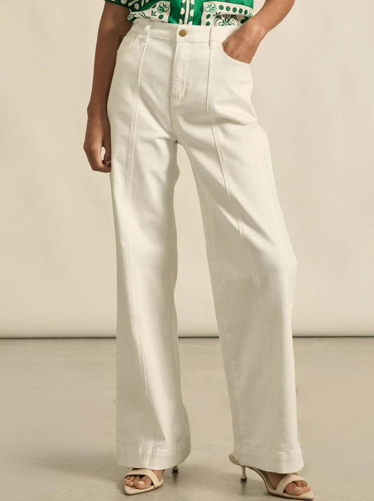 Image of Jeans. Productname: ZOE KRATZMANN VALIANT JEAN in Porcelain colour by brand - Zoe Kratzmann