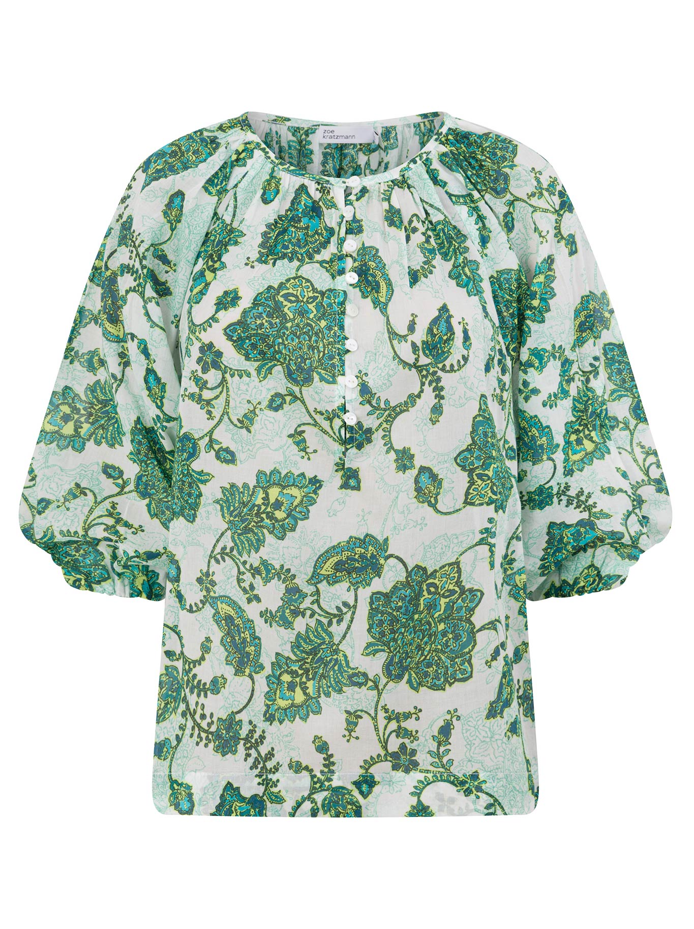 ZOE KRATZMANN VOW TOP (Garden Paisley)