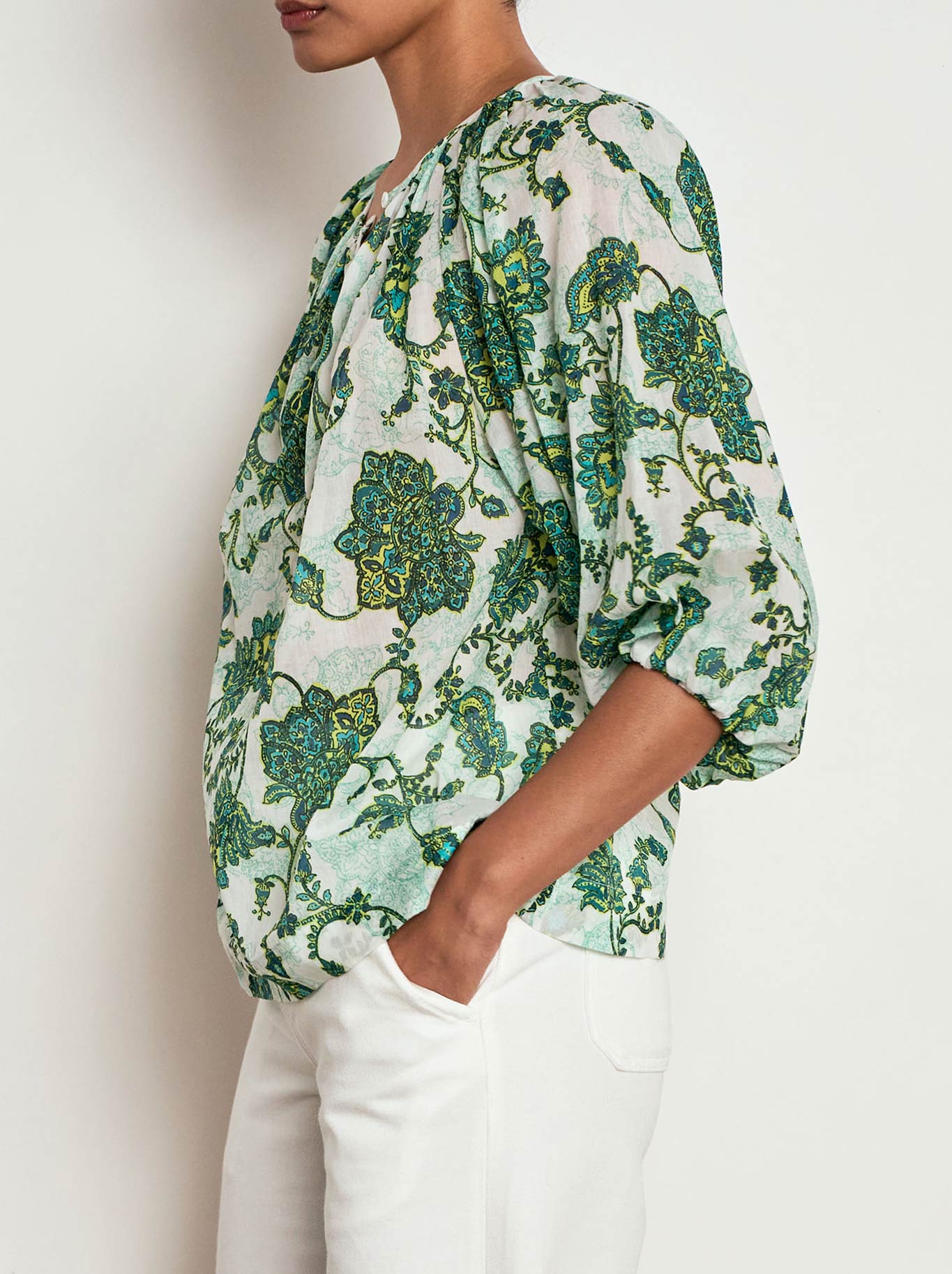 ZOE KRATZMANN VOW TOP (Garden Paisley)