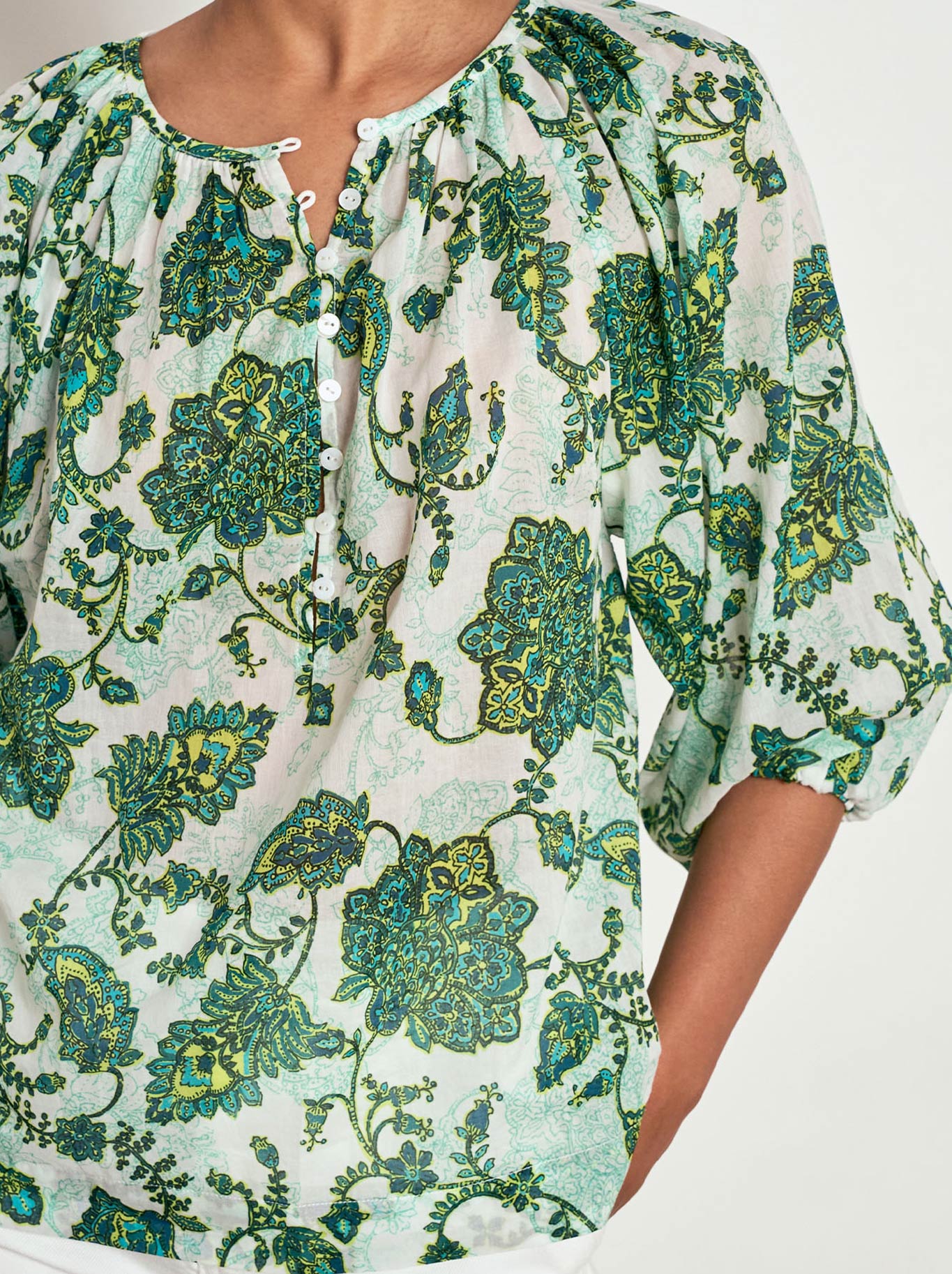 ZOE KRATZMANN VOW TOP (Garden Paisley)
