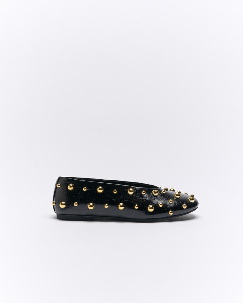 Image of Shoes. Productname: Zola Ballet in Black colour by brand - Walnut Melbourne