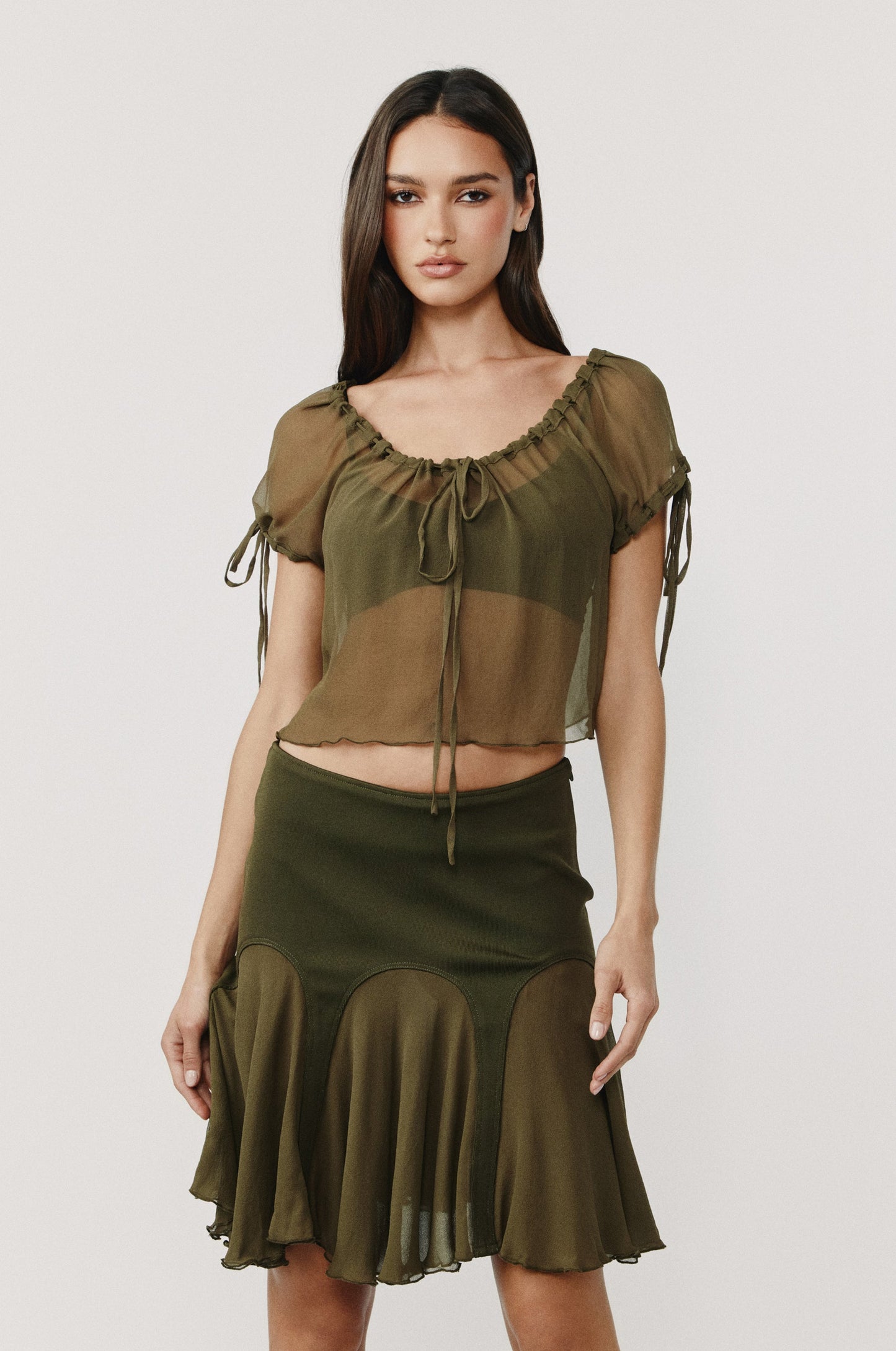Adele Top (Olive)