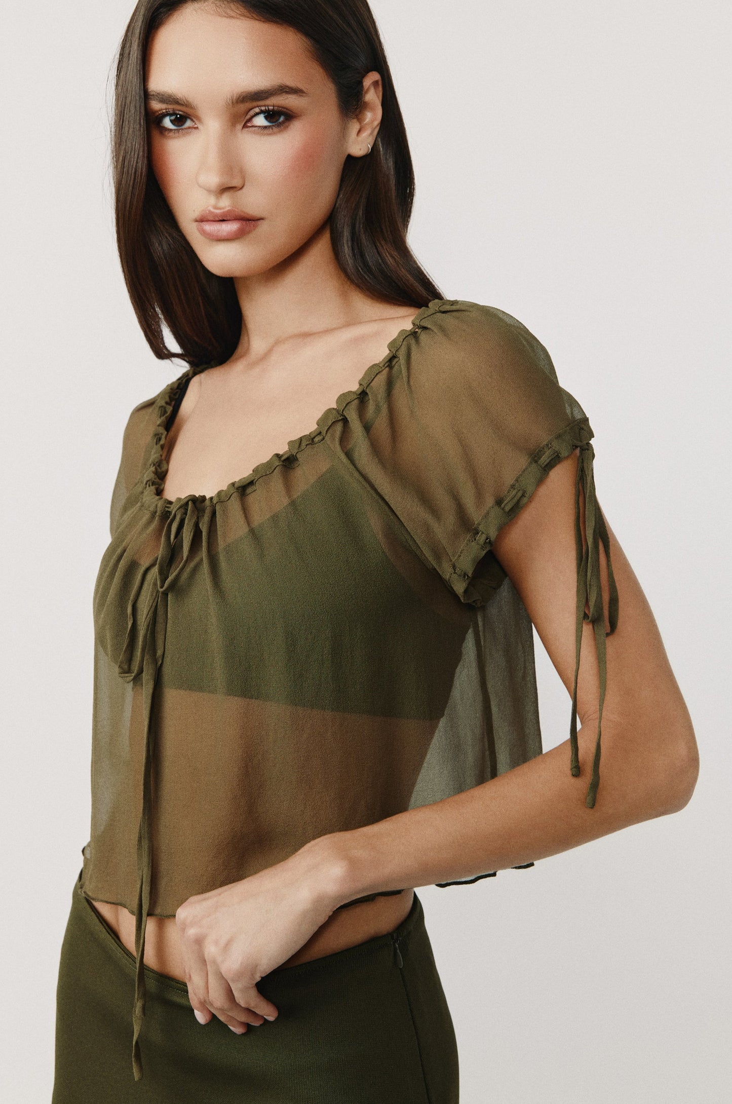 Adele Top (Olive)