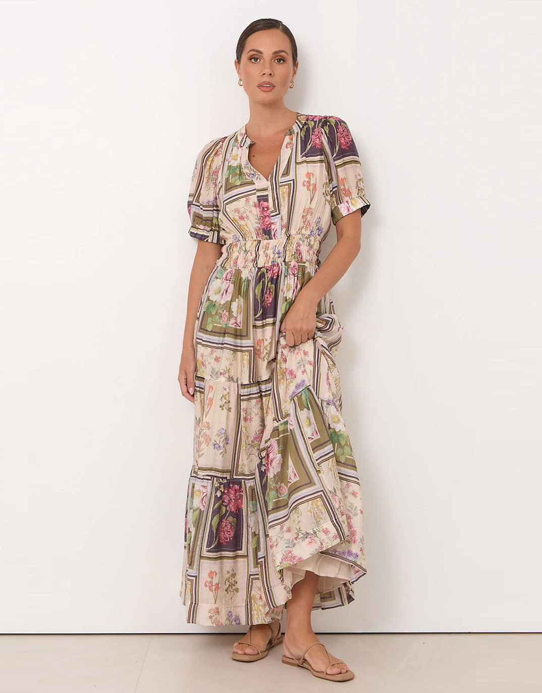 Image of Dresses. Productname: Violette Austria Maxi Dress - in Print colour by brand - Adorne