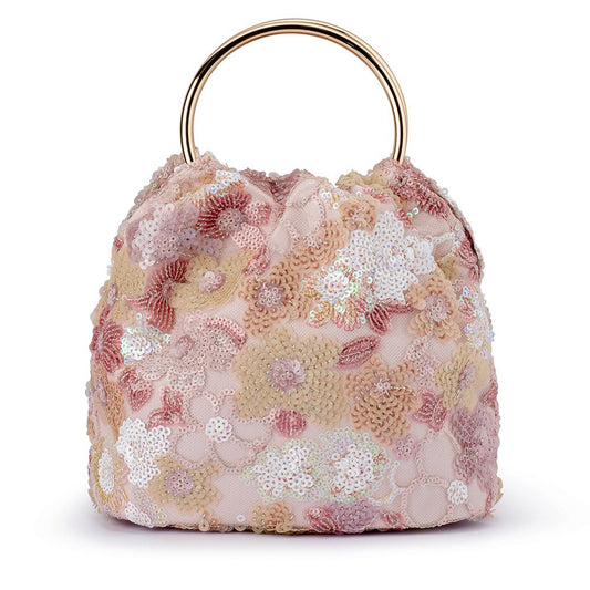 Olga Berg ALFIE Sequin Bag (Floral)