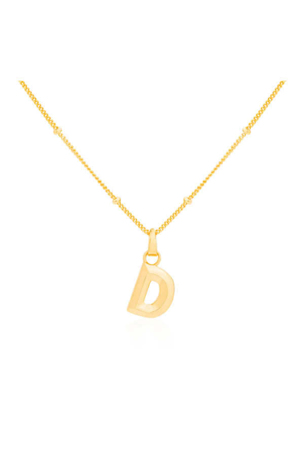 Kabana Jewel Citizen | Alphabet Charm Necklace (Gold)