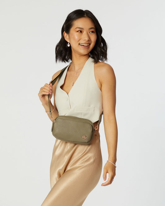 Image of Bags. Productname: Colette Amalia Green Crossbody Bag in Green colour by brand - Colette