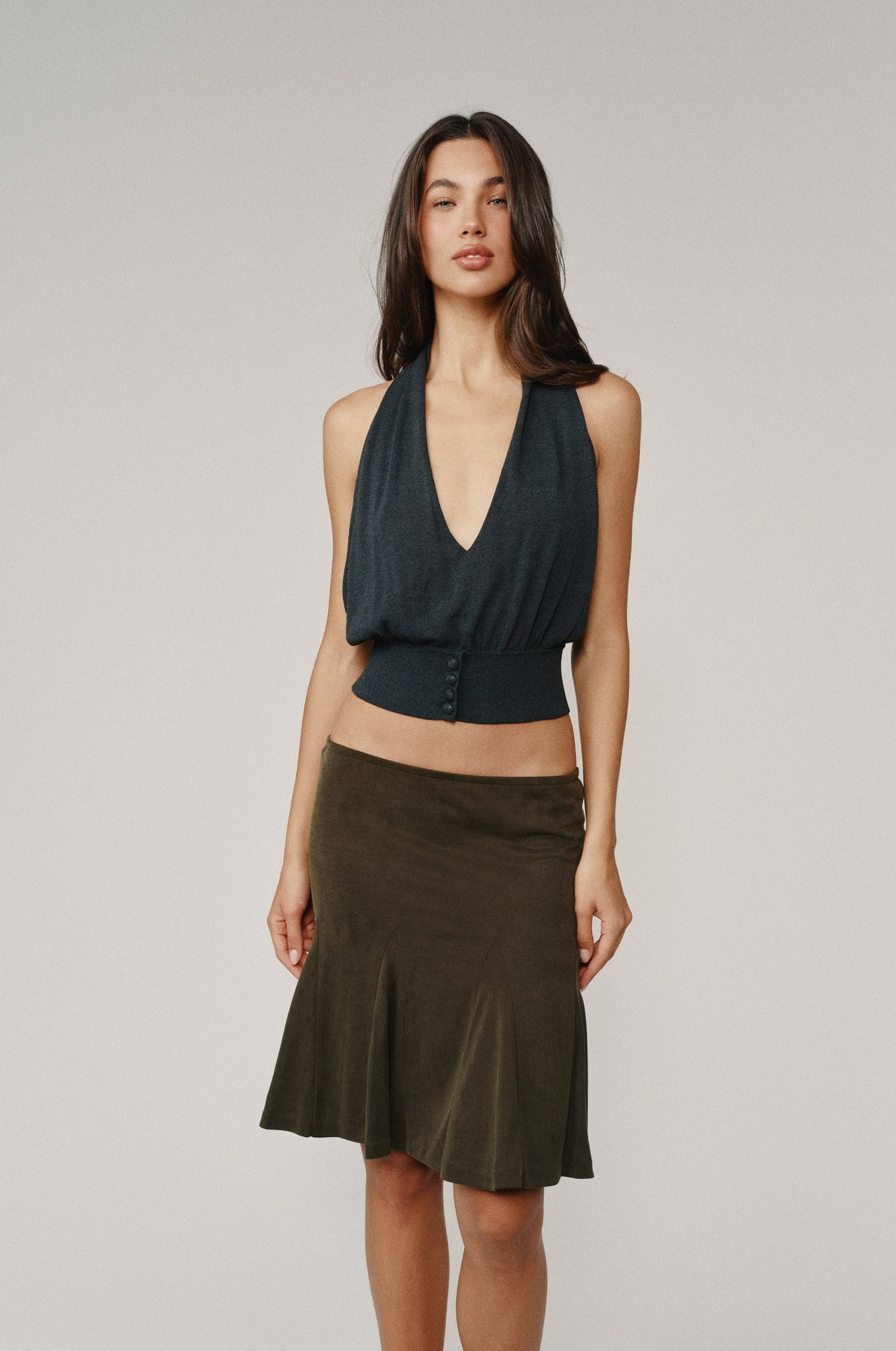 Amber Top (Charcoal)
