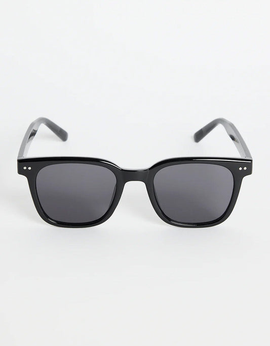 Image of Sunglasses. Product name - Monaco Classic Sunglasses Black in Black colour by brand - Among The Brave