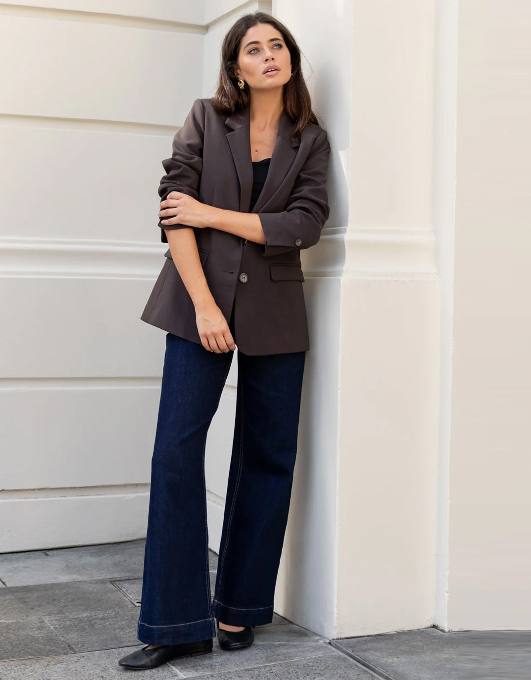 Among the Brave Zoey High Rise Stretch Denim Jean (Indigo)