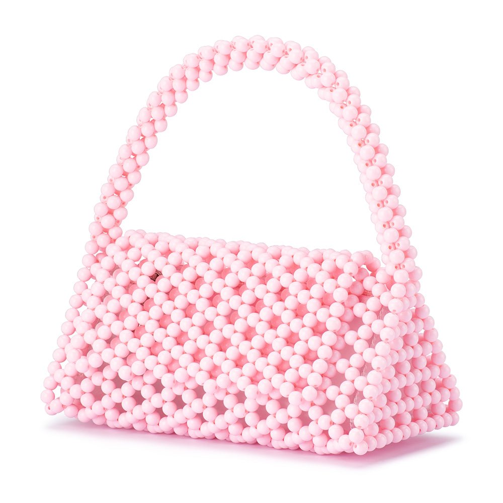 Olga Berg AMRITA Bead Top Handle (Pink)