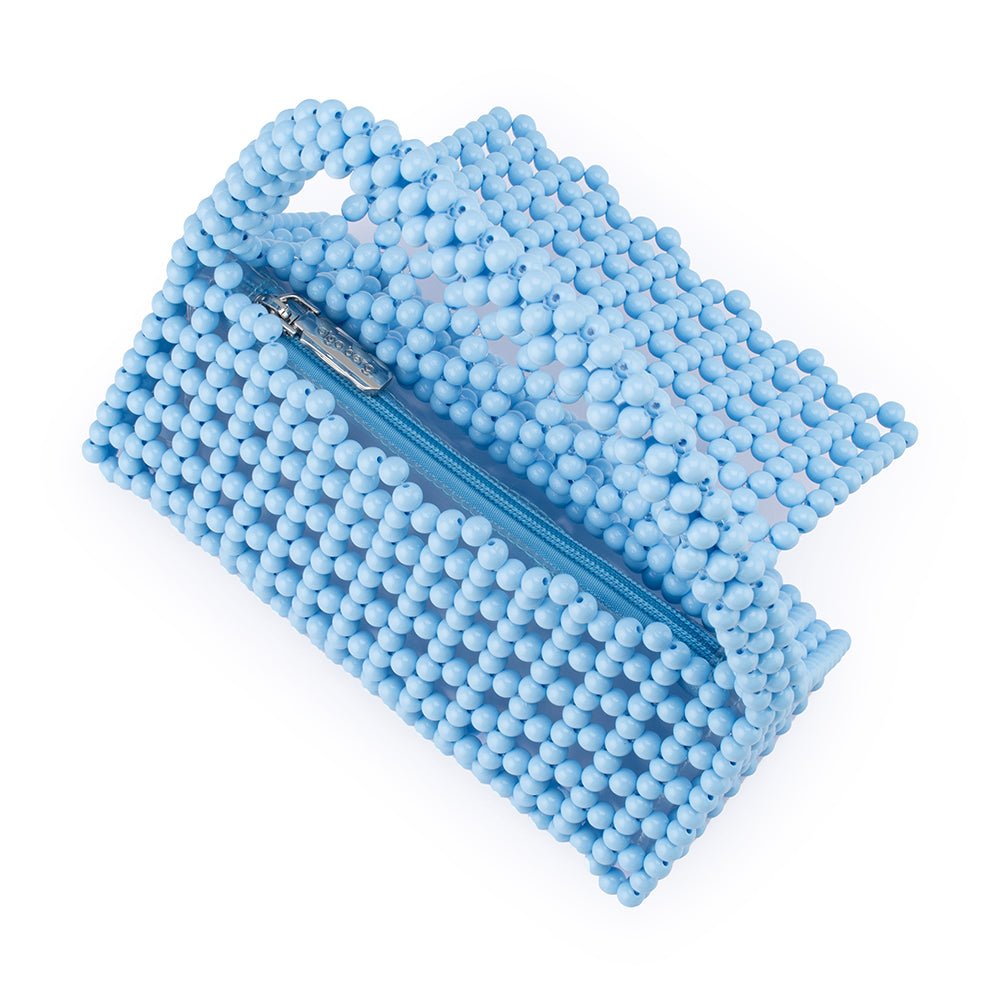 Olga Berg AMRITA Bead Top Handle (Blue)