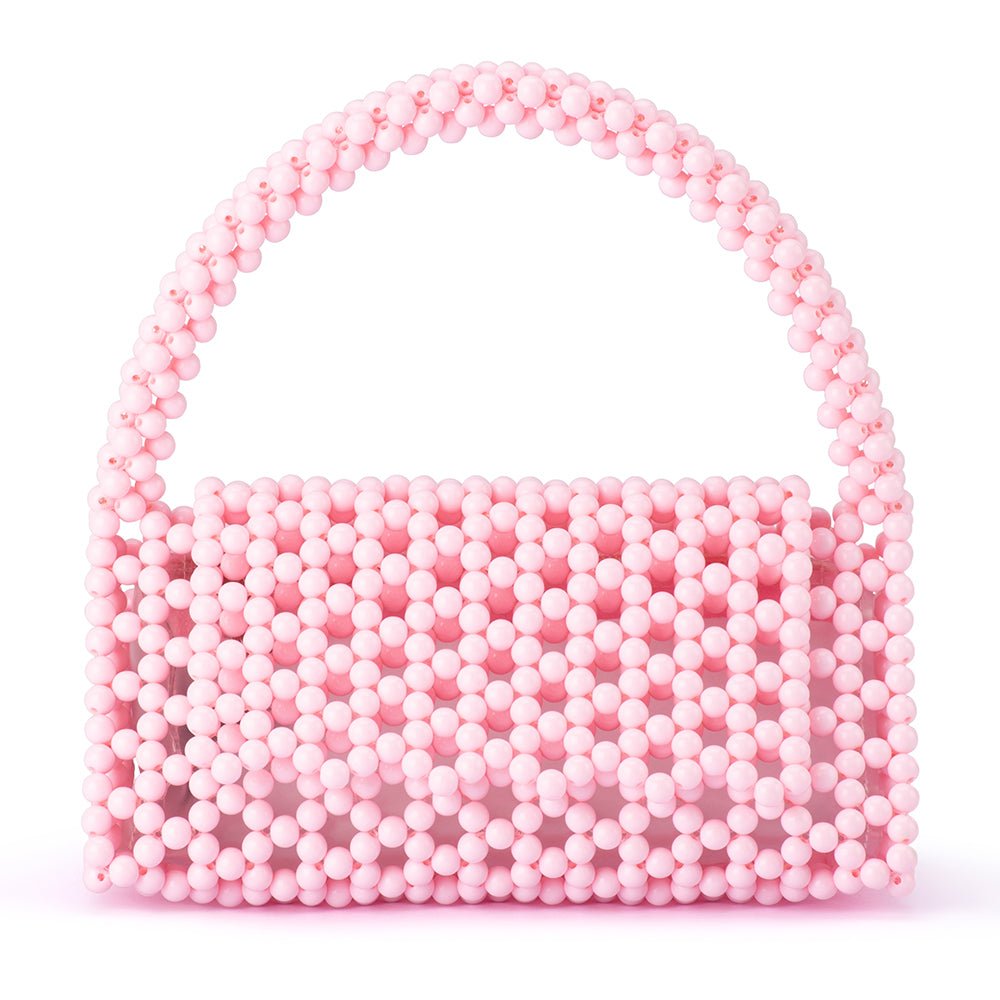 Olga Berg AMRITA Bead Top Handle (Pink)