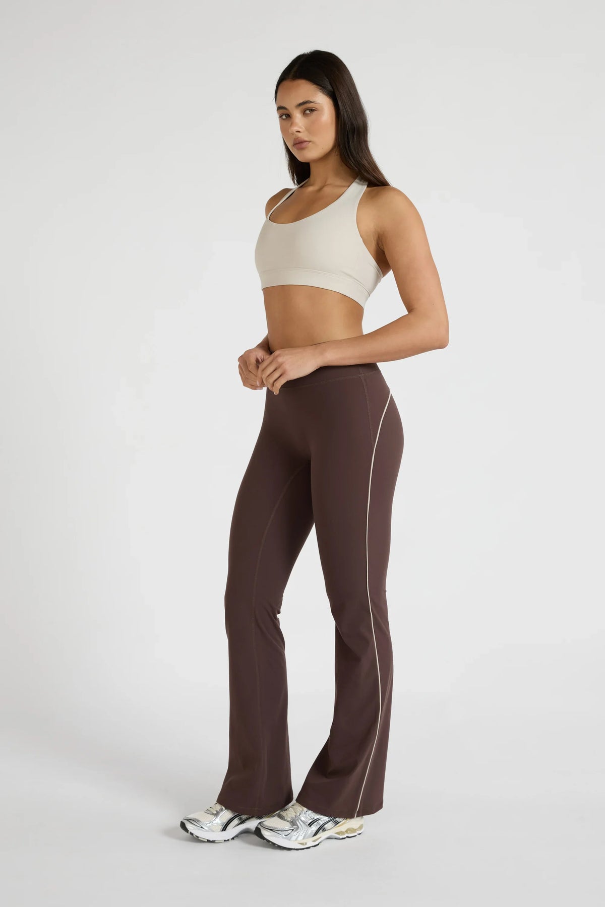 ALLFENIX CloudCore Halter Sports Bra (Stone)