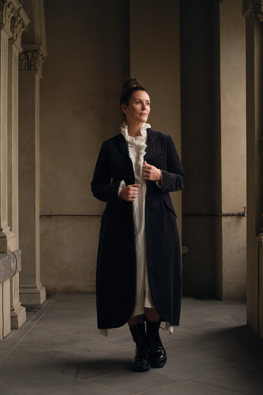 Arc Coat - Cotton Velvet