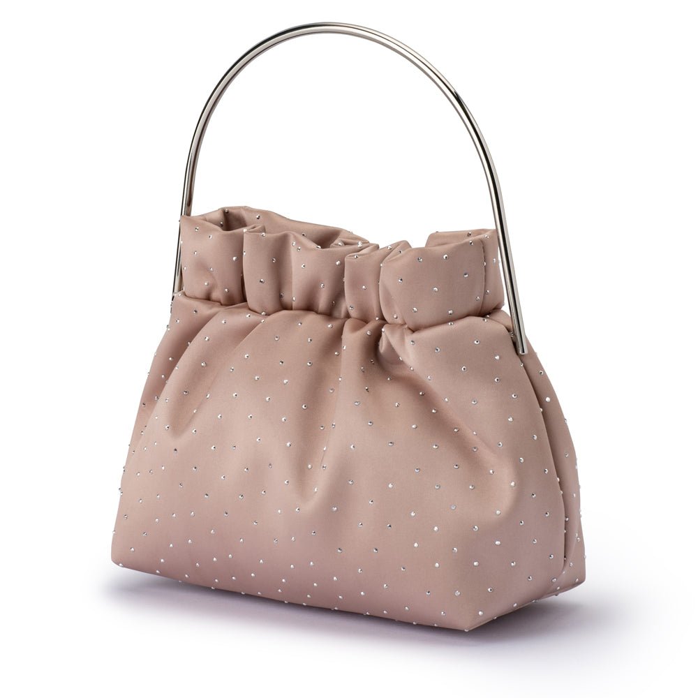 Olga Berg ARCHIE Top Handle Pouch (Taupe)