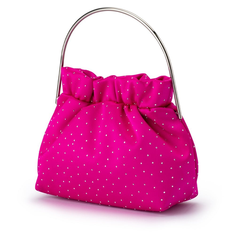 Olga Berg ARCHIE Top Handle Pouch (Fuchsia)