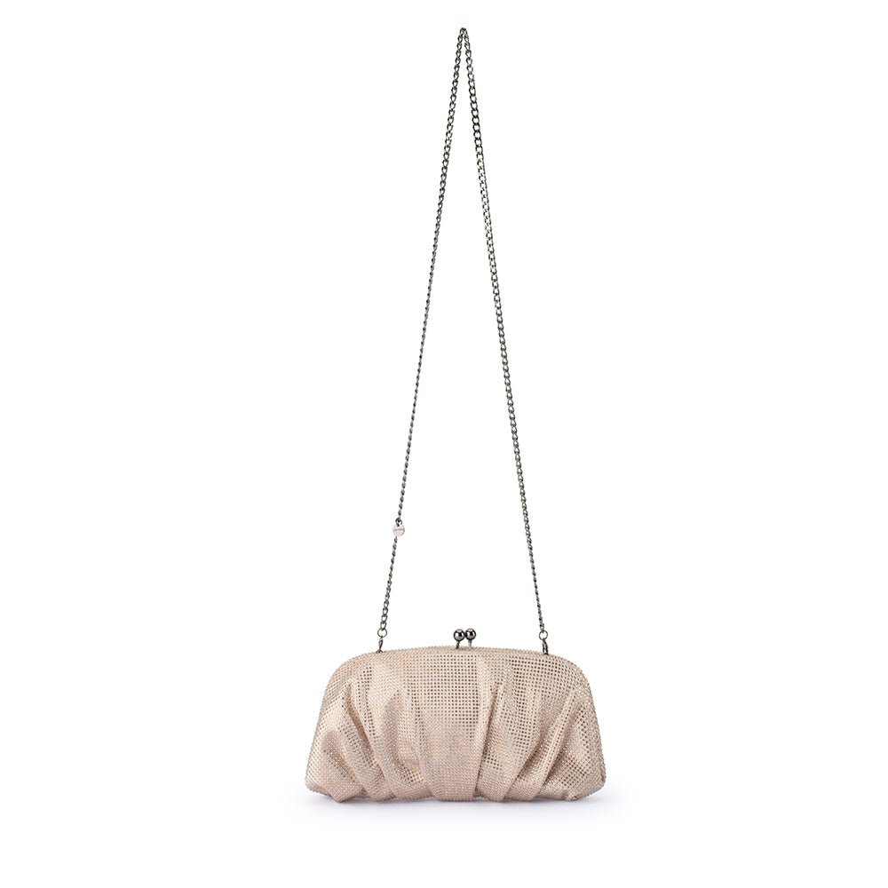 Olga Berg ARIA Frame Purse (Natural)